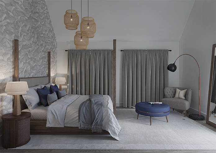 Luxe Velvet, Grey - Made to Measure Curtains - Image 7